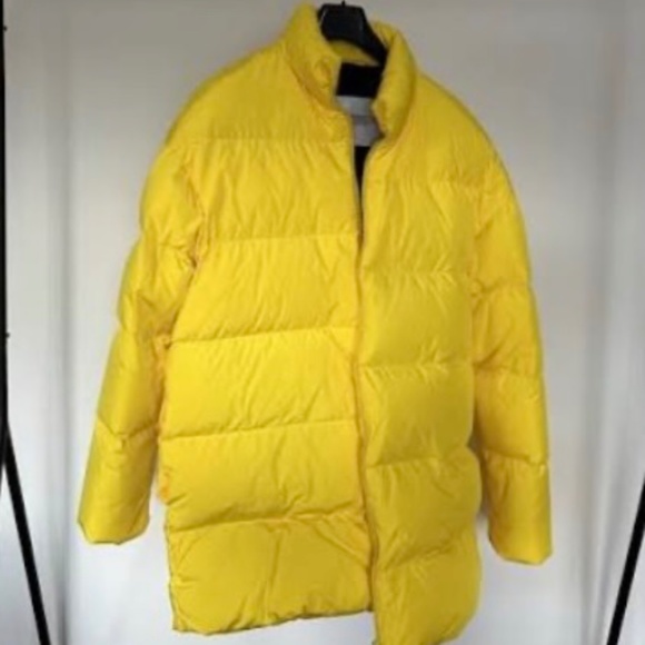 Snow Fun /EUC Oversized Calvin Klein 205 W. 39th St. New York Down Coat/Jacket/M - Picture 1 of 8